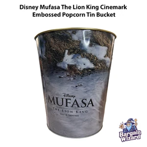 Disney Mufasa El Rey León Palomitas de Maíz en Relieve Estaño Cinemark Exclusivo Película Promo - Imagen 1 de 5