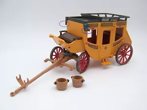 PLAYMOBIL (B727) WESTERN - Diligence Express avec Attelage 3803 (petite casse) - Imagen 1 de 1
