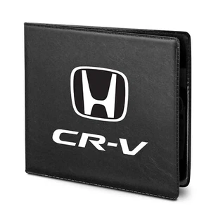 Honda CR-V Car Auto Insurance Registration Black PVC Document Holder Wallet - Picture 1 of 6