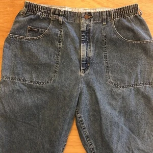 Vintage Lee Originals Damenjeans 22 W blau Medium Wash blau Made in USA - Bild 1 von 11