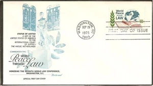 US SC # 1576 World Peace Through Law FDC. Fleetwood Cachet. - Picture 1 of 1