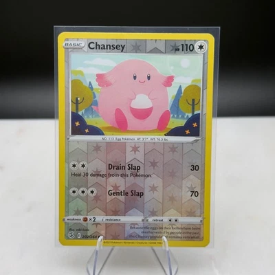 Pokémon TCG - Chansey [Reverse Holo] #202 Pokemon Fusion Strike - NM - Image 1 of 2