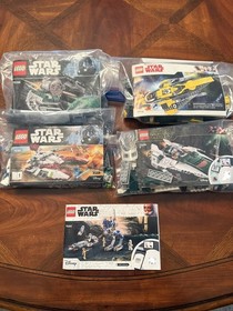 LEGO Star Wars Incomplete Sets 75168 75214 75182 75248 with instructions