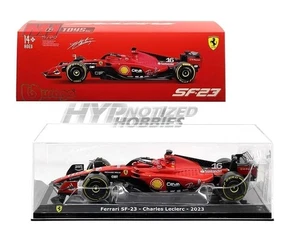 BBURAGO 1:24 RACE F1 FERRARI SF-23 #55 C SAINZ WITH SHOWCASE  18-26808 - Picture 1 of 1