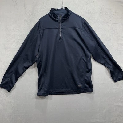 Charles River Navy Blue Apparel Stealth 1/4 Zip Pullover, Size XL 100% Polyester - Image 1 of 4