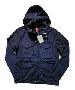 PAUL SMITH Parka Sailing Jacket Coat Lightweight Mens M Navy Blue Waterproof - Picture 1 of 18
