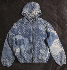 Louis Vuitton Nigo Monogram Patchwork Denim Jacket Xl - Picture 1 of 9