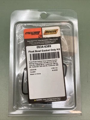 NEW GENUINE MOOSE 0934-6389 Float Bowl Gasket - Image 1 of 2
