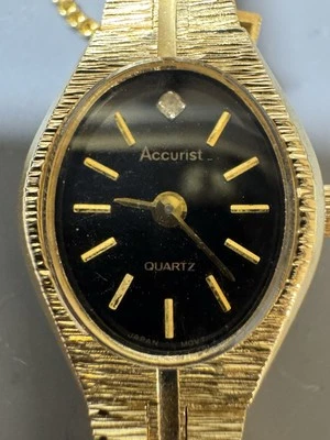 Reloj Accurist Damas Miyota 1 Joya Cuarzo Movimiento En Caja Repuestos O Reparaciones Foto 1 de 4