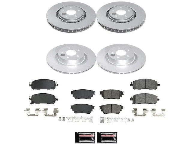 Front and Rear Brake Pad and Rotor Kit For 2022-2024 Infiniti QX60 2023 XW388HH - Изображение 1 из 1