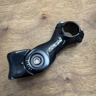 ZOOM S.D.W Adjustable Angle Stem 1-1/8" threadless 25.4 100mm 0-40° Black - Image 1 of 4