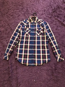 DIESEL Military Shirt Mens WMNS S Long Sleeve Button-Up Slim Distressed Luxury - Picture 1 of 12