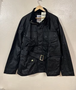 Giacca da motociclista John Partridge uomo Speed 6 leggera in cera nera taglia UK XL - Foto 1 di 11