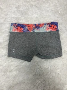 IVIVVA Girls Grey rhythmic gymnastics/dance reversible shorts Sz 8 - Picture 1 of 6