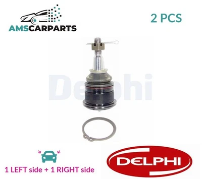 SUSPENSION BALL JOINT PAIR FRONT UPPER TC2382 DELPHI 2PCS NEW OE REPLACEMENT - Image 1 of 4