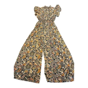 Cynthia Steffe Jumpsuit Paisley Boho weites Bein Gr. M Neu mit Etikett Herbst Festival - Bild 1 von 8
