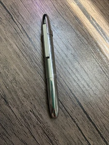 FISHER SPACE PEN "Bala" Modelo Cromo - Con Clip Usado en Excelente Condición - Imagen 1 de 5