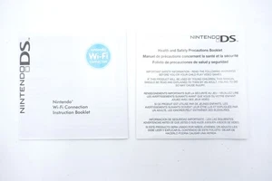 Precauciones de salud y seguridad Nintendo DS + folletos de conexión Wi-Fi manuales - Imagen 1 de 1