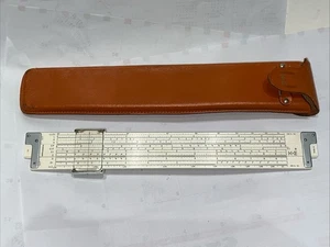 Keuffel & Esser K+E 4181-3 Jetlog Rechenschieber mit Lederetui Vintage - Bild 1 von 14