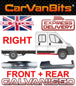 FÜR PEUGEOT BOXER 06-14 DOPPEL CREW CAB UNTER TÜRSCHWELLER VORNE HINTEN REPARATURBLECH - Bild 1 von 11