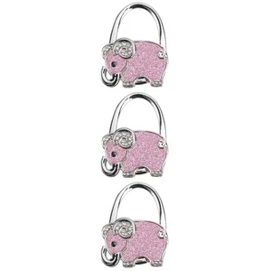  Confezione 3 Ganci Appendi Borsa Borsetta Ganci Appendiabiti per Borse Porta Pieghevole - Foto 1 di 12