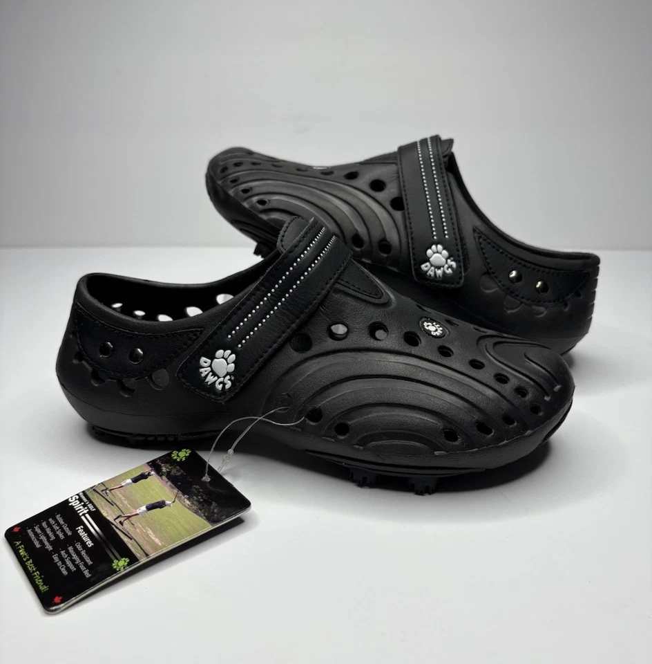 NUEVO Zapatos Dawgs Premium Spirit para Mujer EE. UU. 5 Negros Golf Confort Picos Ligeros Foto 1 de 4