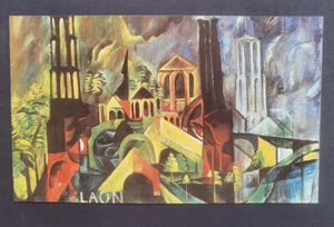 Max Ernst "Laon" Mounted Offset Color Lithograph 1977 - Picture 1 of 3