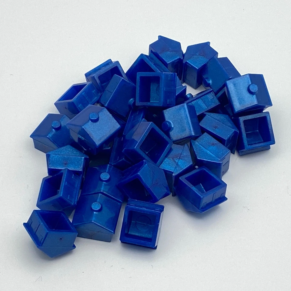 Monopoly Electronic Banking 32 Blue Houses 2007 Replacement Pieces Parts - Image 1 of 1