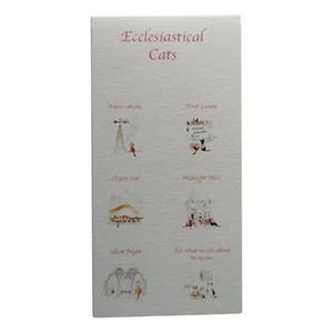 Ecclesiastical Cats Notepad - Picture 1 of 1
