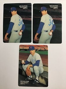 1990 Mother's Cookies #3 #4 Of 4 Nolan Ryan  - 3 CARDS LOT  - NM-MINT 3984
