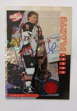 1997-98 Score #109 Artist Proof In Person Auto Derek Plante Buffalo Sabres