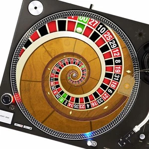 Vegas Luck Slipmat Turntable 12" for DJ Vinyl LP Audiophile - Picture 1 of 1