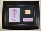 PINK PANTHER Framed Movie Film Cell Memorabilia - Compliments poster dvd