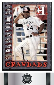 Greg Briley 2000 Multi-Ad Hickory Crawdads #3 Pittsburgh Pirates