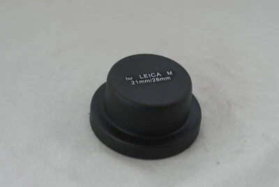 New Metal Rear Lens Cap for Leica M 21mm 28mm Lens Black - Image 1 of 2