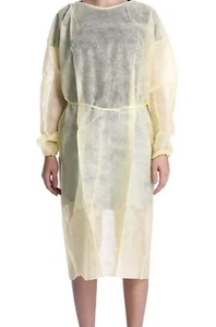 Entsorgungsisolationskittel Dental/Medizin/Labor flüssigkeitsbeständig PSA 50 STÜCK Größe M/L - Bild 1 von 4