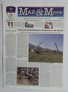 R23> MAZ & MORE FELDZEITUNG DER BUNDESWEHR FUR DAS KOSOVO N.312 MAI 2005 - Picture 1 of 1
