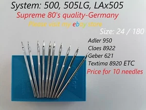 Máquinas de coser de punto cerrado 500 505 Lg LAX505 1470, Nm 180/24 ADLER, GEBR - Imagen 1 de 5