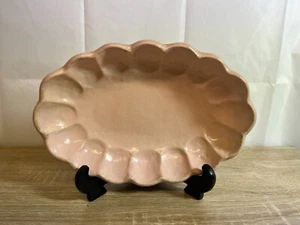 Vintage Kaneko Kohyo Japan Ceramic Pink Scalloped Dish - Picture 1 of 6