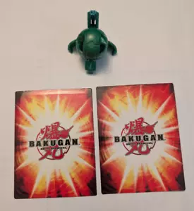 Bakugan Battle Brawlers B1 Ventus Skyrus teal/green w/magnetic card EUC - Picture 1 of 4