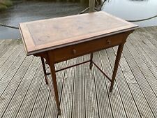 Leather Top Regency Style Side Table
