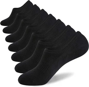 WANDER No Show Socks Mens 7/8 Pair Cotton Thin Non Slip Low Cut Men Invisible So - Picture 1 of 21