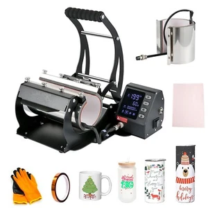 USA Mug Heat Press 11oz-20oz Cup Tumbler Printer Transfer Sublimation Machine - Picture 1 of 9