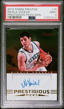 2012 2012-13 Panini Prestige Nikola Vucevic RC AUTO, PSA 9 POP 3