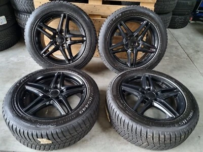 BMW X1 F48 X2 F39 MINI F60 17 Zoll Winterräder schwarz 7mm Falken RunFlat RDKS - Bild 1 von 4