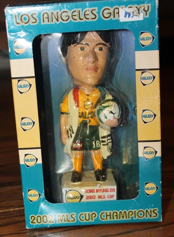 2002 MLS Champions Los Angeles Galaxy Hong Myung Bo #18 Bobblehead Korea NIB Cover