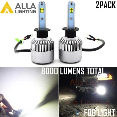 Alla Bright Shinning LED H1 Fog Light Bulb Driving Lamp,6000K White Replacment - Image 1 of 4