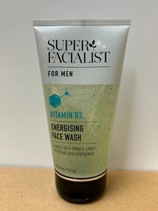 Super Facialist SuperFacialist for Men Energising Face Wash 150ml Vitamin B3 - Picture 1 of 2