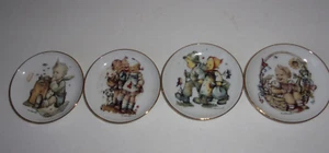 4 M.J. Hummel Porcelain Coasters - Picture 1 of 10