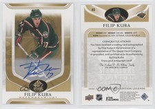 2020 Upper Deck SP Signature Edition Legends Gold Spectrum Foil Filip Kuba Auto